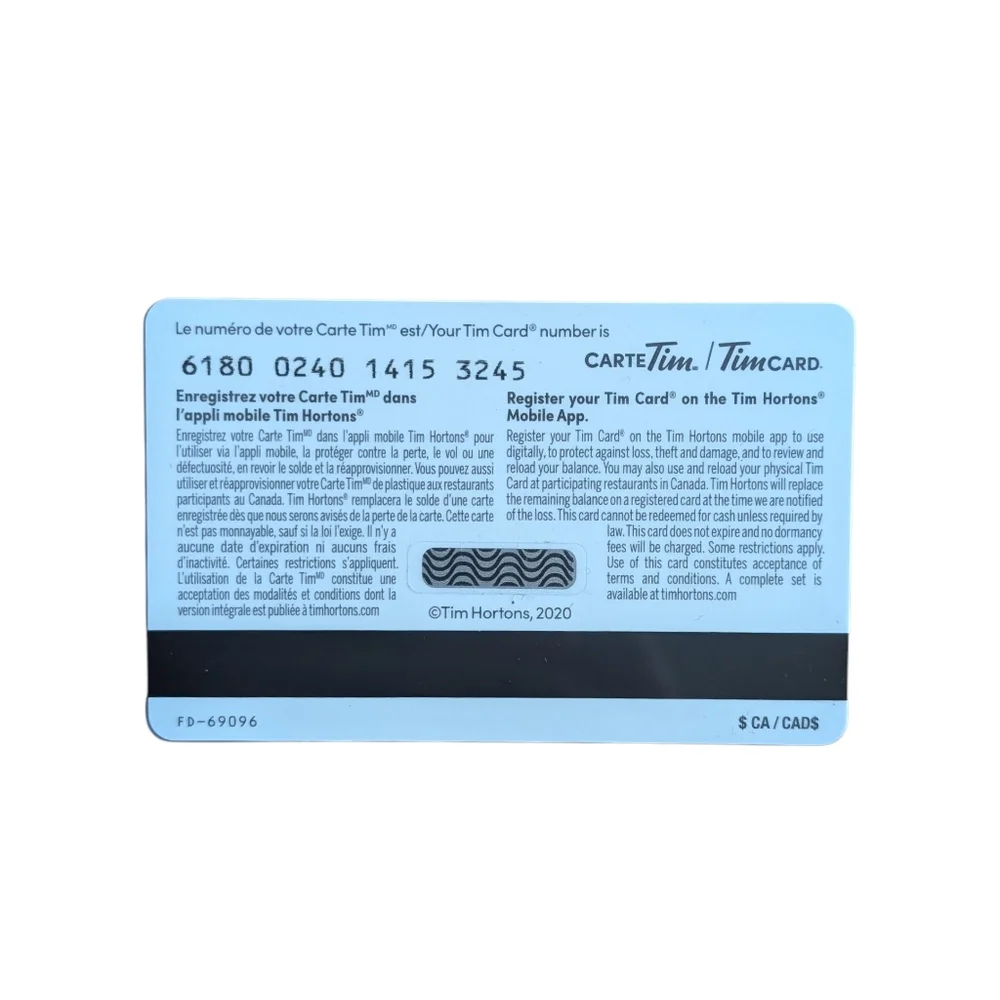 Tim Hortons Gift Cards Wayne Gretzky #99 Vintage Timbits Hockey Zero Balance - Picture 3 of 5